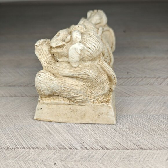 Vintage American Greetings Three Wise Monkeys Funny Novelty Figurine Desk Decor - Picture 2 of 6